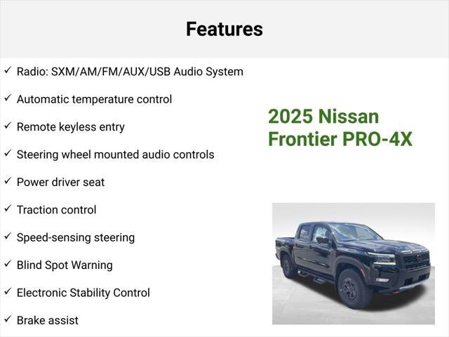 new 2025 Nissan Frontier car, priced at $42,479