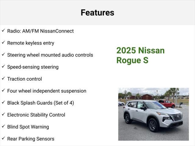 new 2025 Nissan Rogue car, priced at $30,295