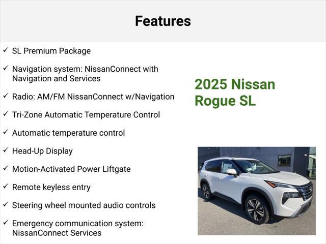 new 2025 Nissan Rogue car, priced at $39,430