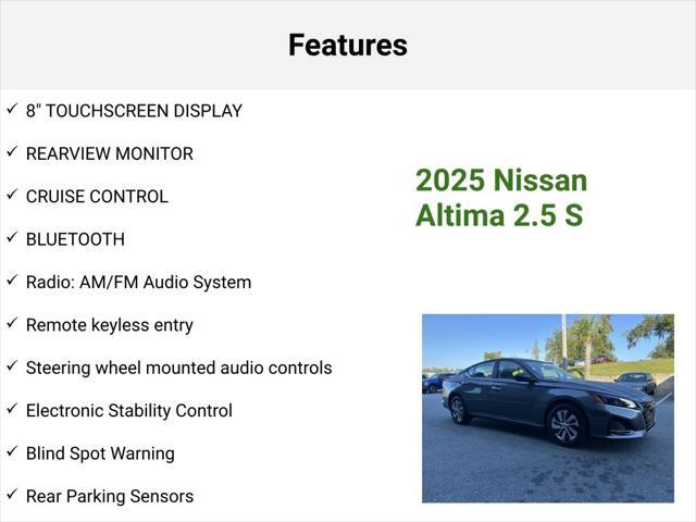 new 2025 Nissan Altima car, priced at $25,366