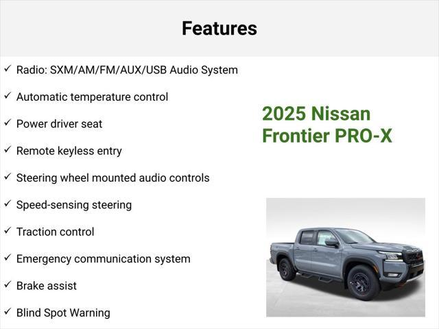 new 2025 Nissan Frontier car, priced at $36,984