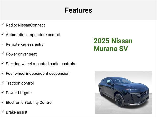 new 2025 Nissan Murano car, priced at $39,915