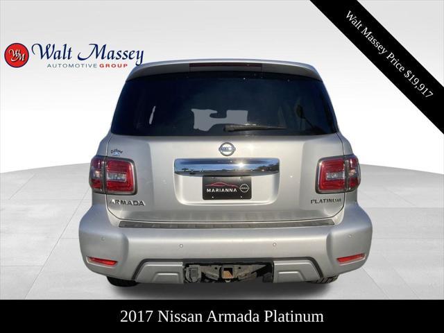 used 2017 Nissan Armada car, priced at $19,917