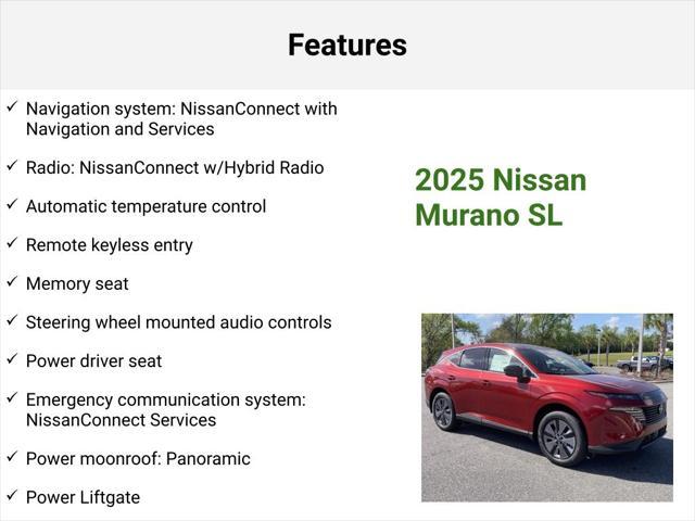 new 2025 Nissan Murano car, priced at $44,742