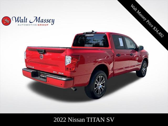 used 2022 Nissan Titan car, priced at $34,492