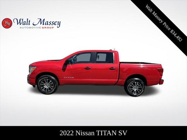 used 2022 Nissan Titan car, priced at $34,492