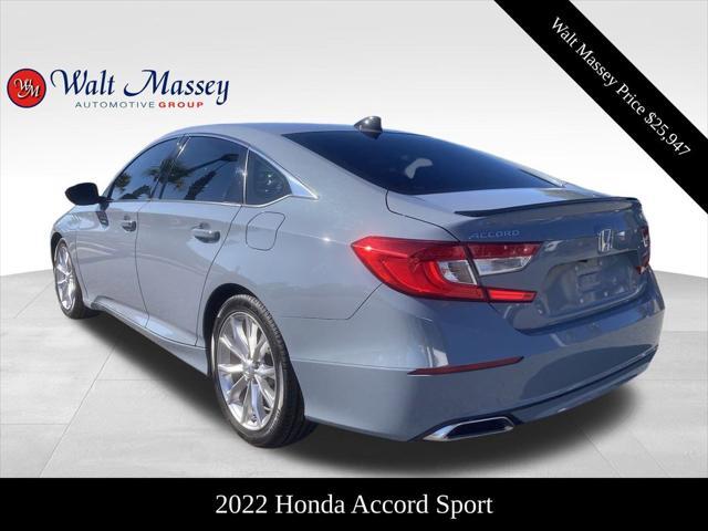 used 2022 Honda Accord car, priced at $25,947