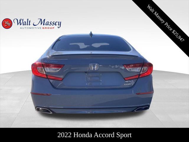 used 2022 Honda Accord car, priced at $25,947