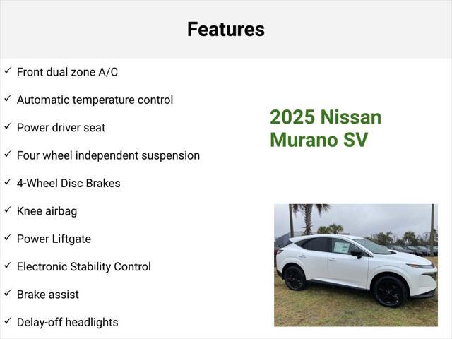 new 2025 Nissan Murano car, priced at $39,018