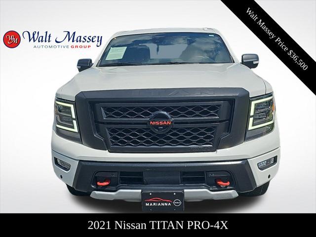 used 2021 Nissan Titan car, priced at $36,500