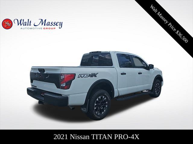 used 2021 Nissan Titan car, priced at $36,500