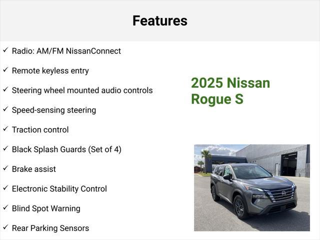 new 2025 Nissan Rogue car, priced at $30,295