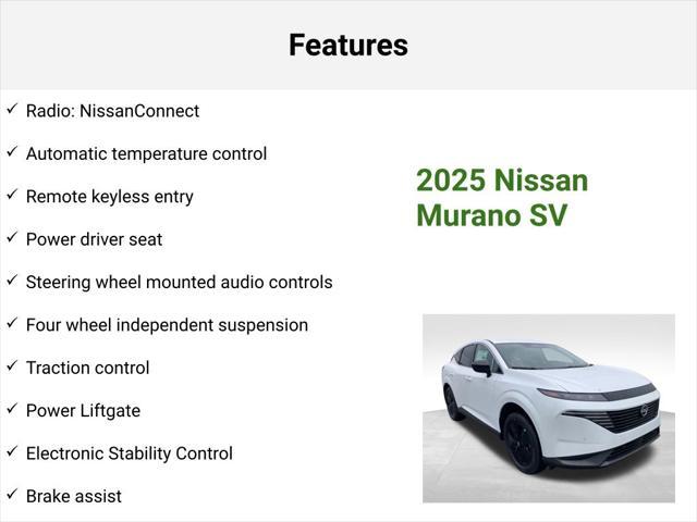 new 2025 Nissan Murano car, priced at $41,031