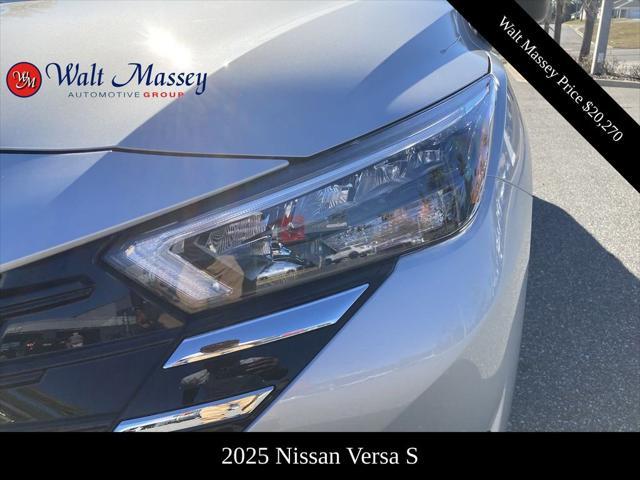 new 2025 Nissan Versa car, priced at $20,270