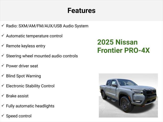 new 2025 Nissan Frontier car, priced at $42,220
