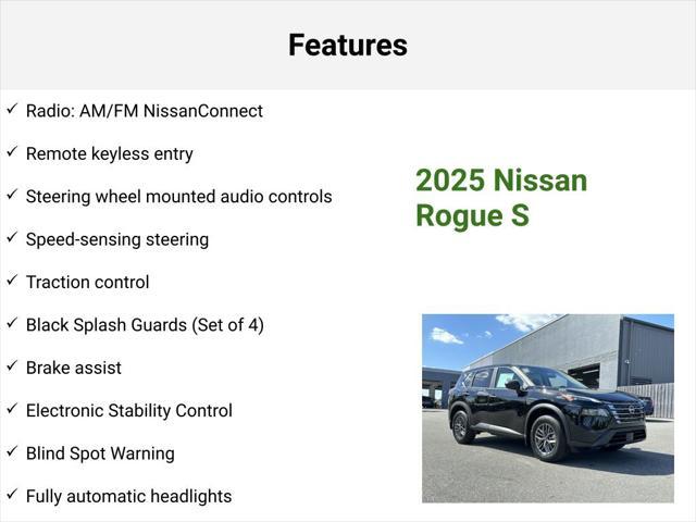 new 2025 Nissan Rogue car, priced at $30,295