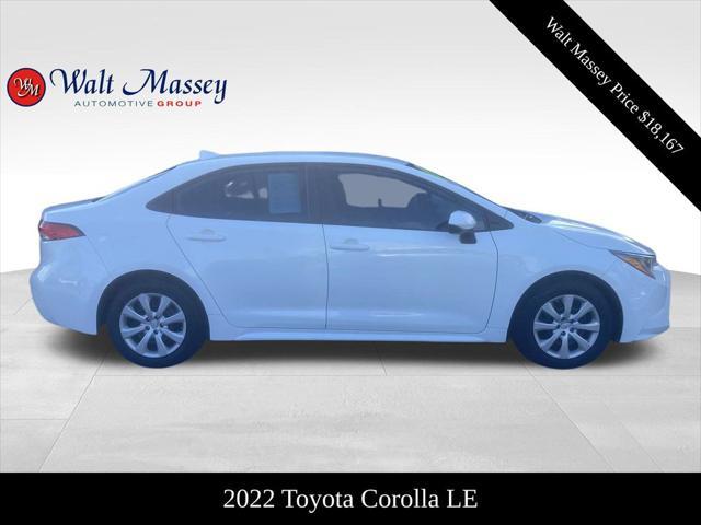 used 2022 Toyota Corolla car, priced at $18,167