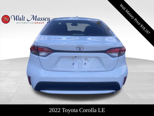 used 2022 Toyota Corolla car, priced at $18,167