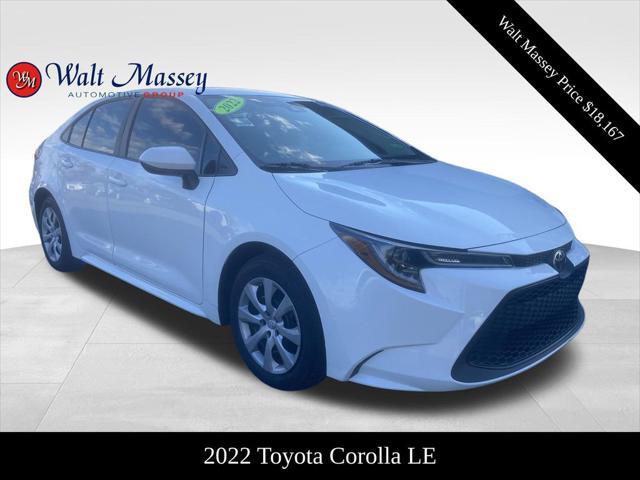 used 2022 Toyota Corolla car, priced at $18,167