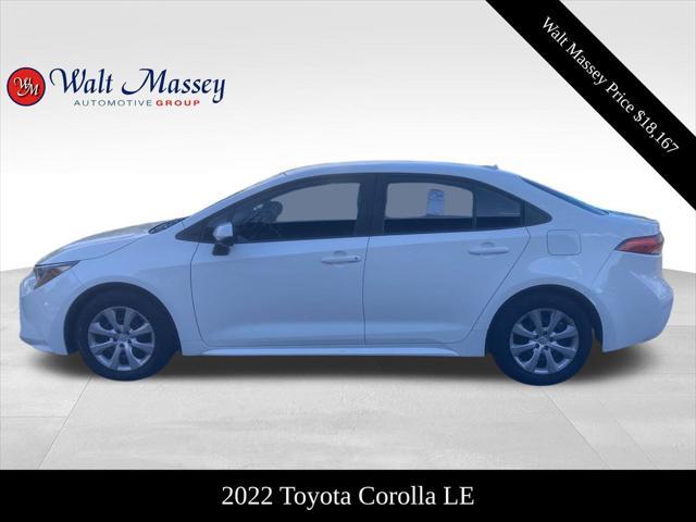 used 2022 Toyota Corolla car, priced at $18,167