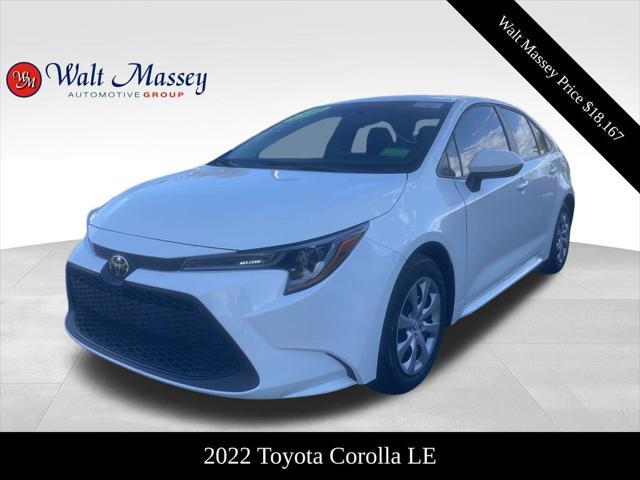 used 2022 Toyota Corolla car, priced at $18,167