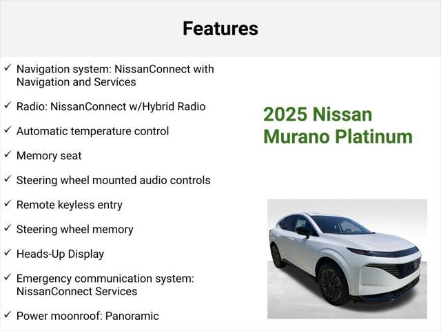 new 2025 Nissan Murano car, priced at $48,251