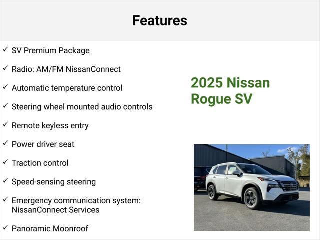 new 2025 Nissan Rogue car, priced at $34,356