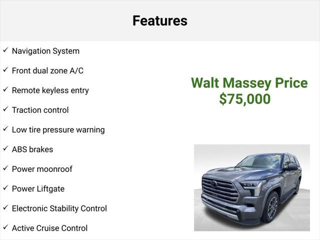 used 2025 Toyota Sequoia car, priced at $75,000