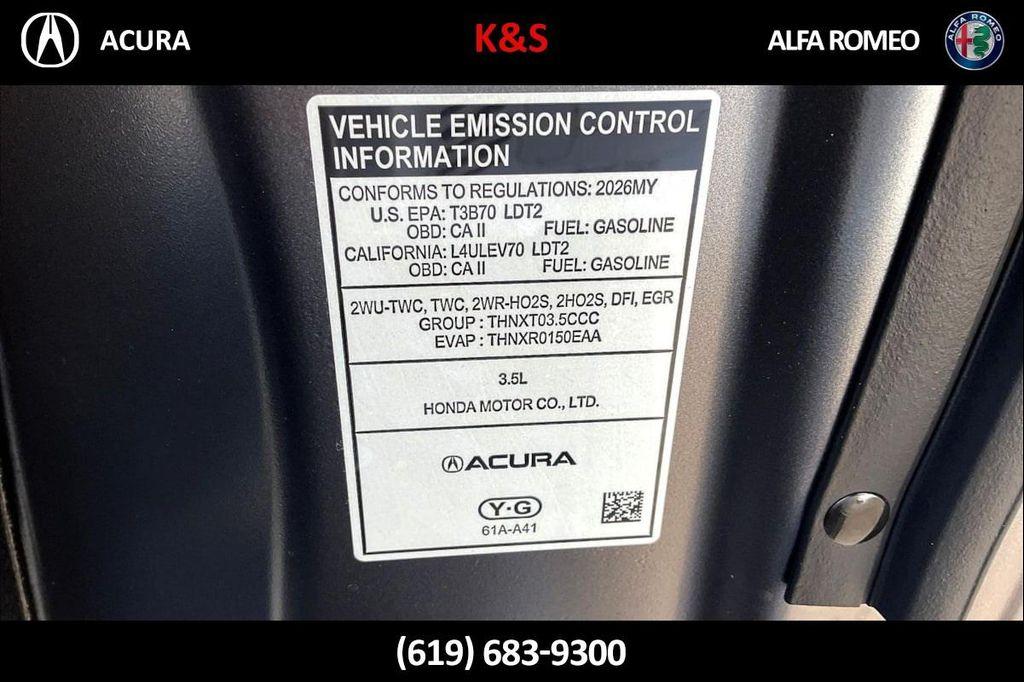 new 2026 Acura MDX car, priced at $57,800