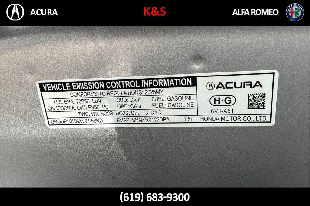 new 2025 Acura ADX car, priced at $41,350