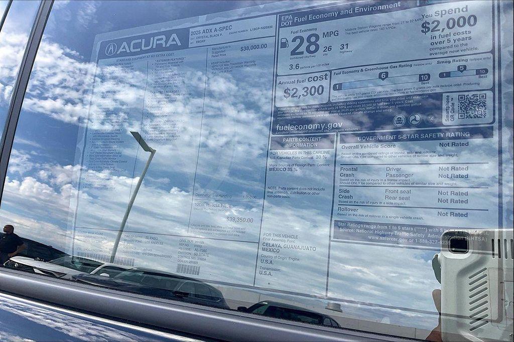 new 2025 Acura ADX car