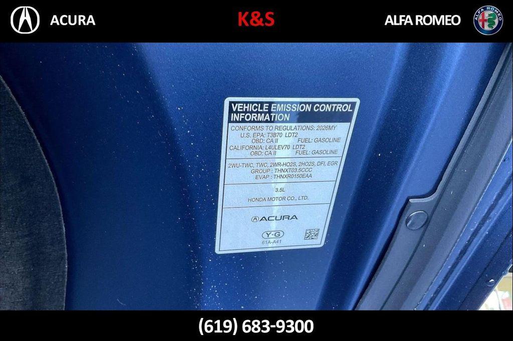 new 2026 Acura MDX car, priced at $58,550