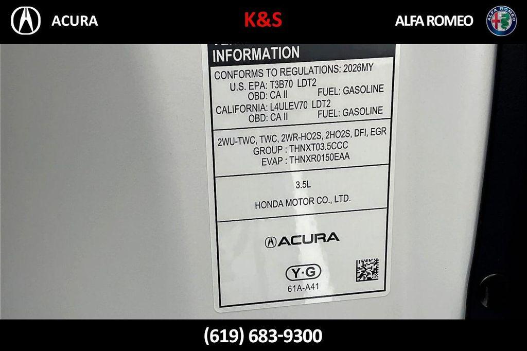 new 2026 Acura MDX car, priced at $59,150