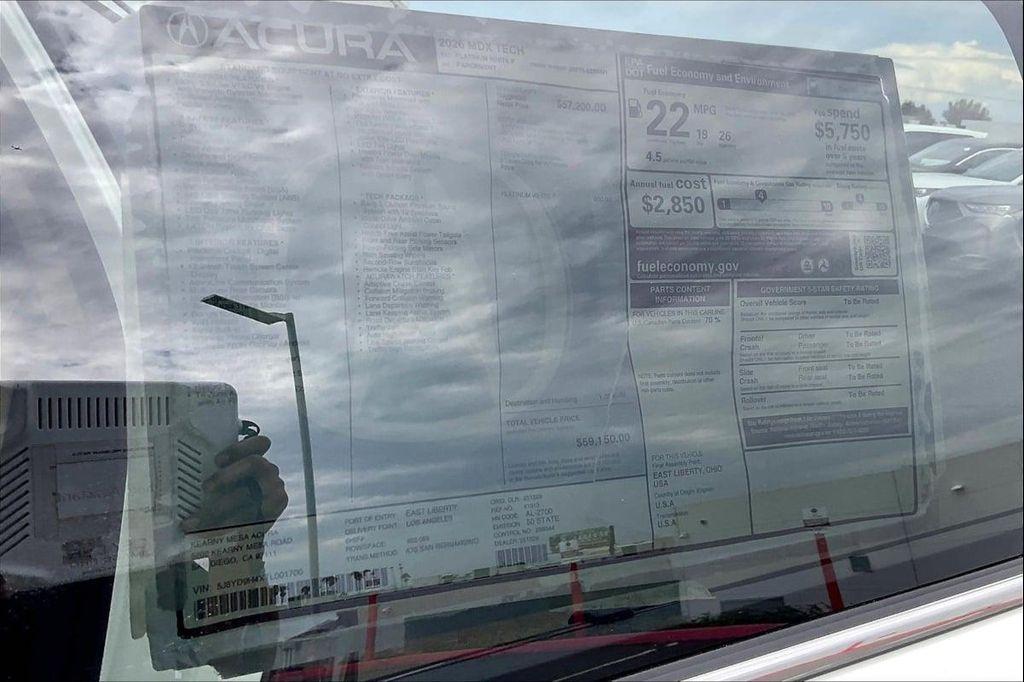 new 2026 Acura MDX car, priced at $59,150