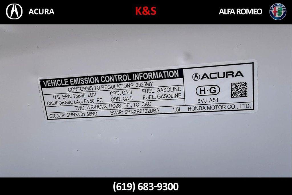 new 2025 Acura ADX car, priced at $39,950