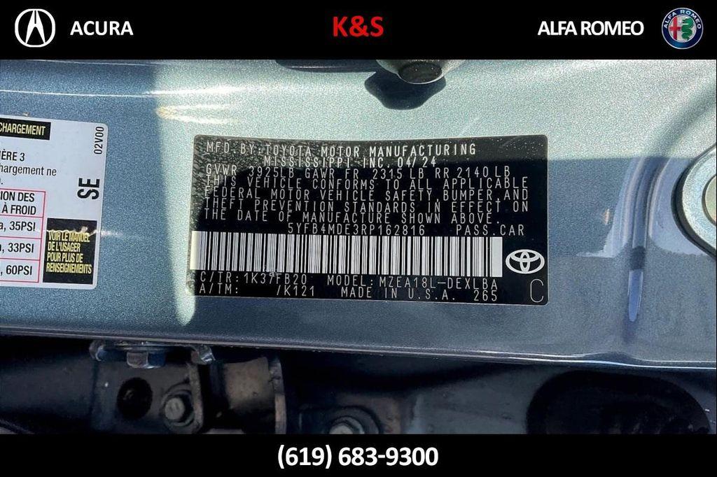 used 2024 Toyota Corolla car, priced at $20,888