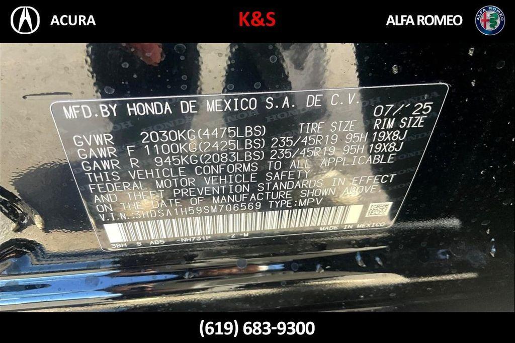 new 2025 Acura ADX car, priced at $39,350