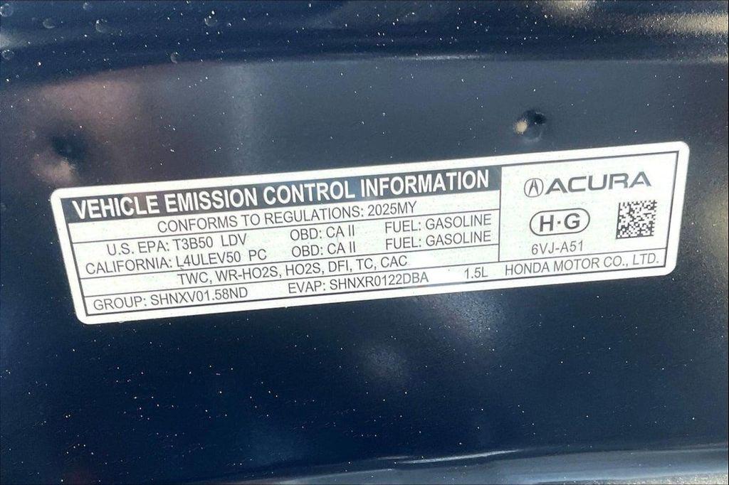 new 2025 Acura ADX car, priced at $41,350