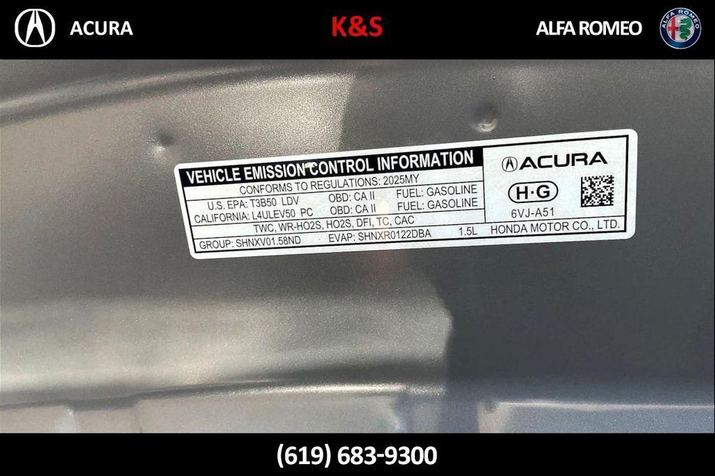 new 2025 Acura ADX car, priced at $42,600