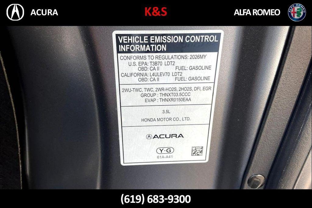 new 2026 Acura MDX car, priced at $70,850