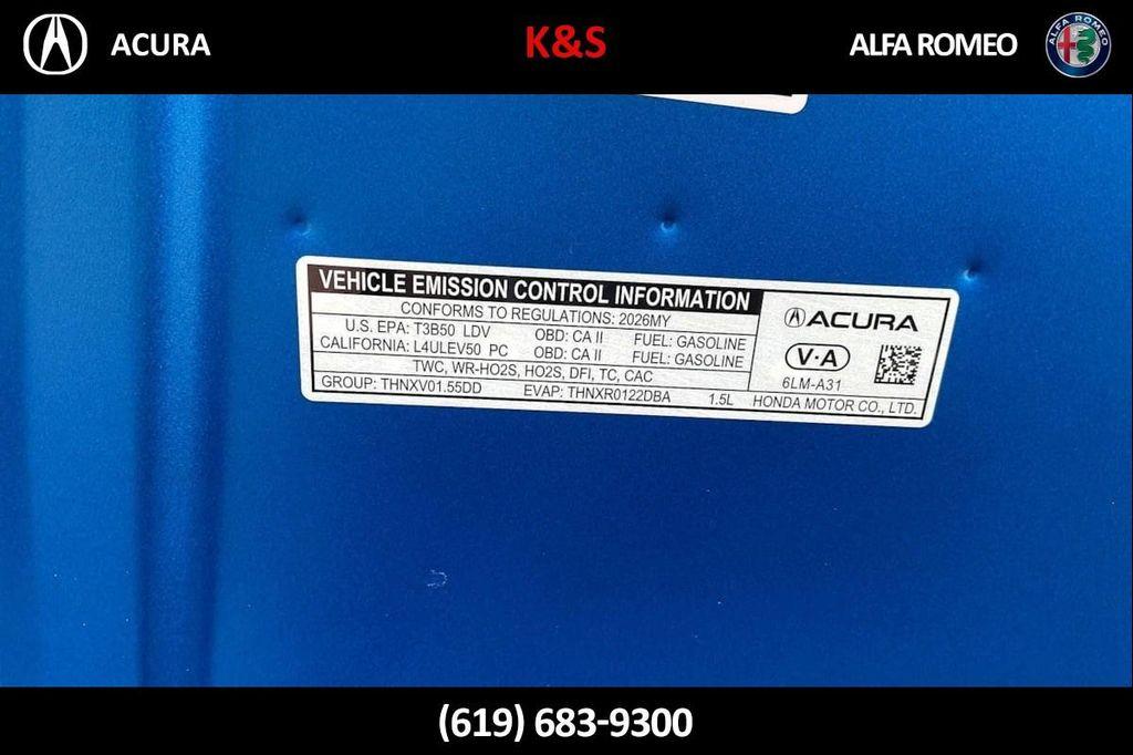 new 2026 Acura Integra car, priced at $40,995