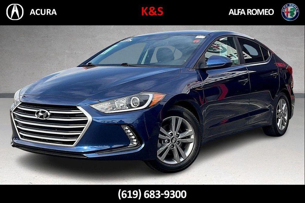used 2018 Hyundai Elantra car, priced at $13,999
