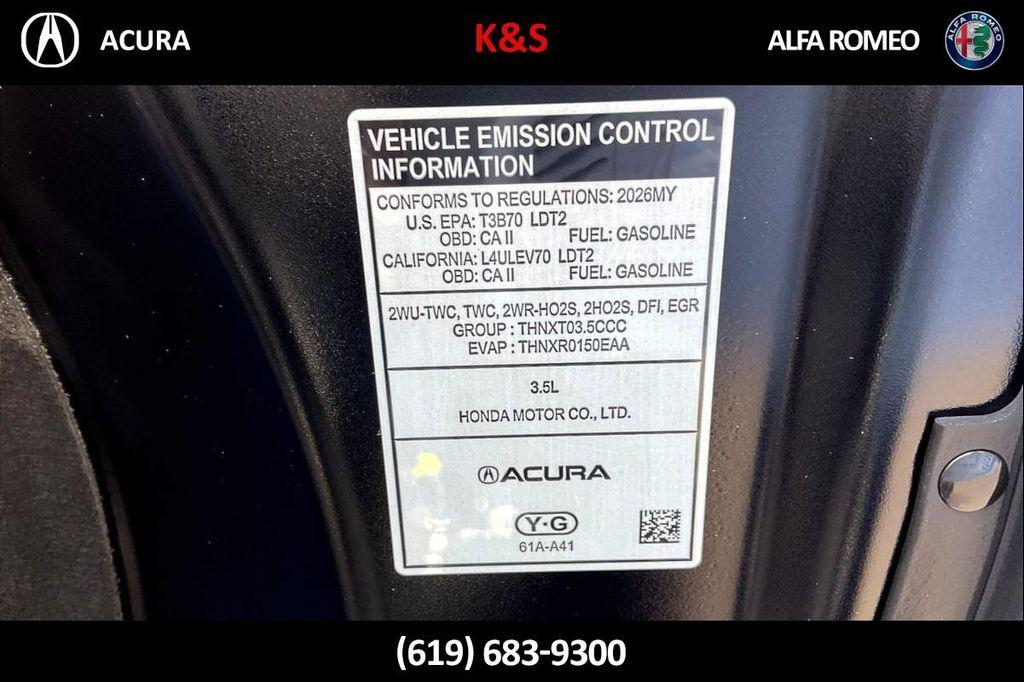 new 2026 Acura MDX car, priced at $53,750