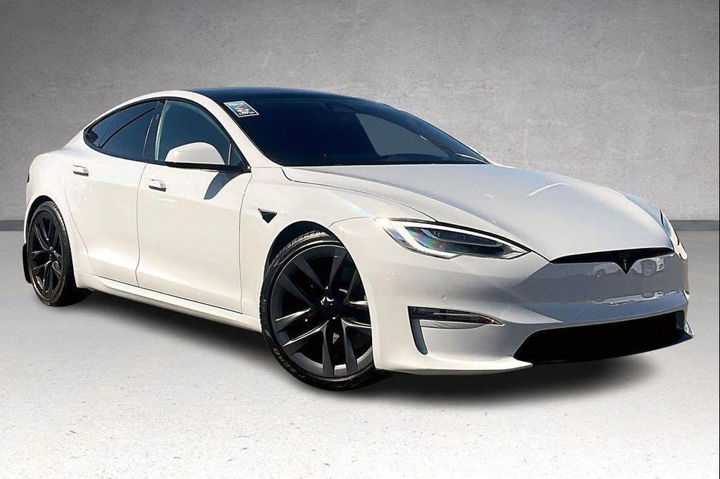 used 2021 Tesla Model S car, priced at $52,999