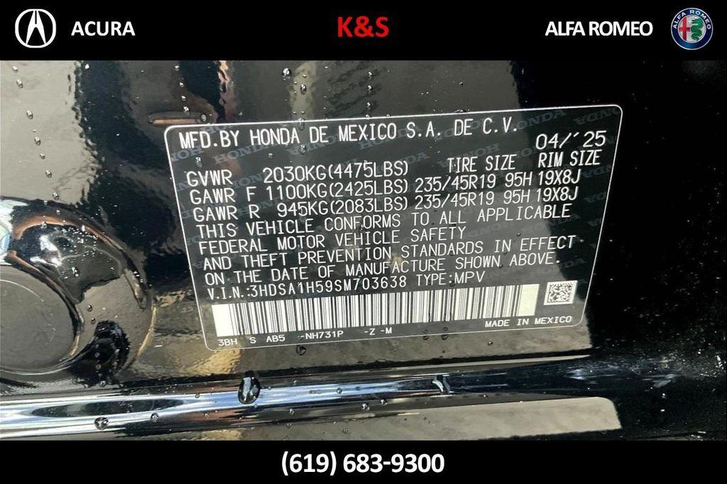 new 2025 Acura ADX car, priced at $39,350