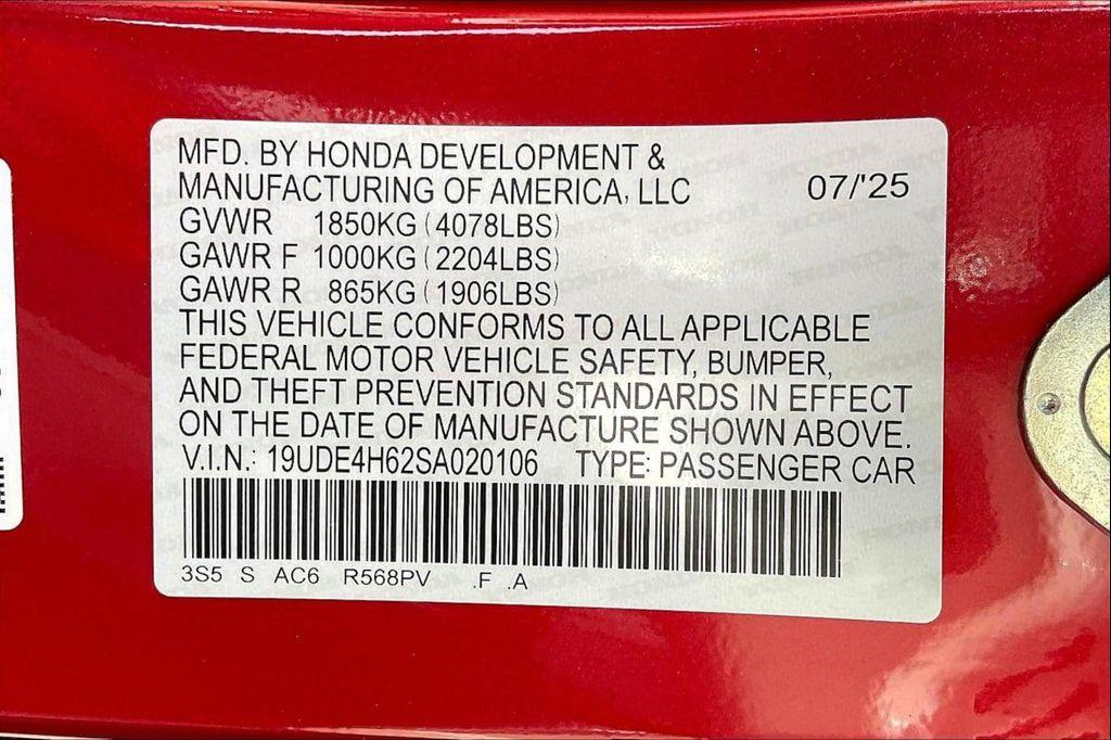 new 2025 Acura Integra car, priced at $39,795