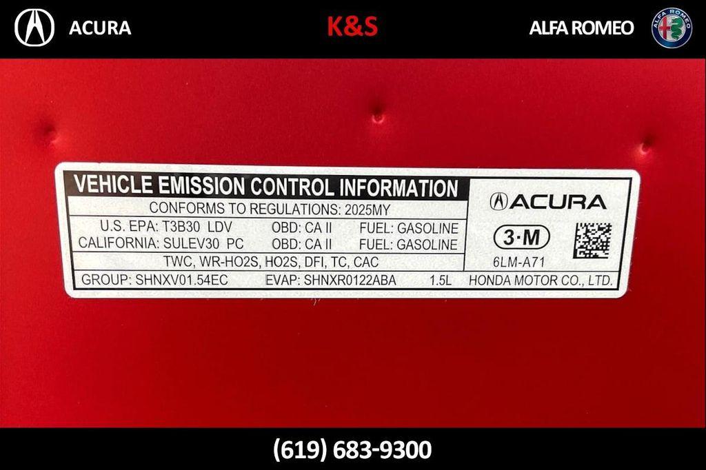 new 2025 Acura Integra car, priced at $39,795