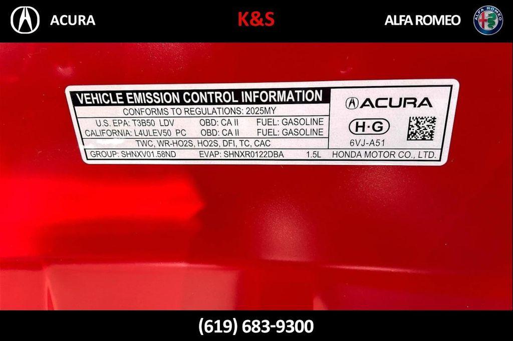 new 2025 Acura ADX car, priced at $39,350