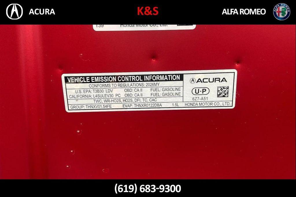 new 2026 Acura Integra car, priced at $39,800