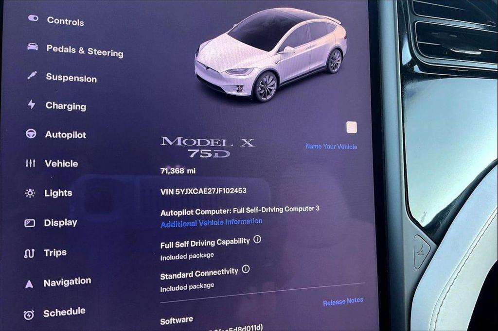 used 2018 Tesla Model X car, priced at $28,999